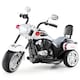 image 10 of COSTWAY Kids Motorcycle 6V Battery Powered 3-Wheel White