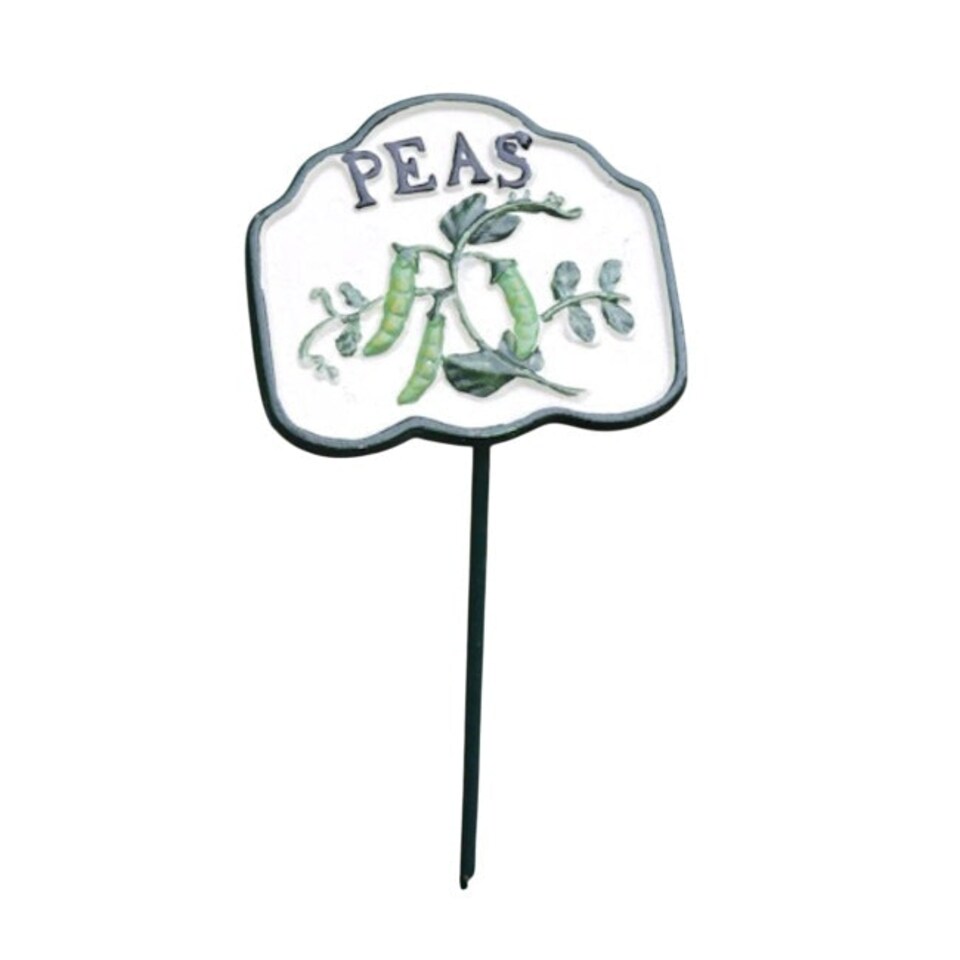 image 1 of Garden Vegetable Sign Marker - Peas
