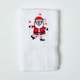 image 3 of Homescapes Santa Embroidered 100% Cotton Small Christmas Towel