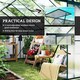 image 4 of Outsunny 8x12ft Polycarbonate Walk-in Greenhouse Outdoor w/ Double Sliding Door