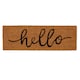 image 1 of Nicola Spring Coir Step Mat - 60 x 20cm - Hello