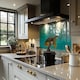 image 2 of photo of Sea turtle in the Galapagos island Designer Splash Back | White
