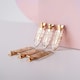image 4 of Brushworks Gold Flake No Crease Clips