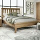 image 2 of Holcombe Solid Wood King Size Bed Frame Wooden Slats Bedroom Smoked Oak