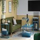 image 5 of Novogratz Regal End Table in Blue / Metal Frame Blue | Blue