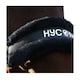 image 2 of HYCONIC Faux Fur Horse Lead Rope - Black - Cob
