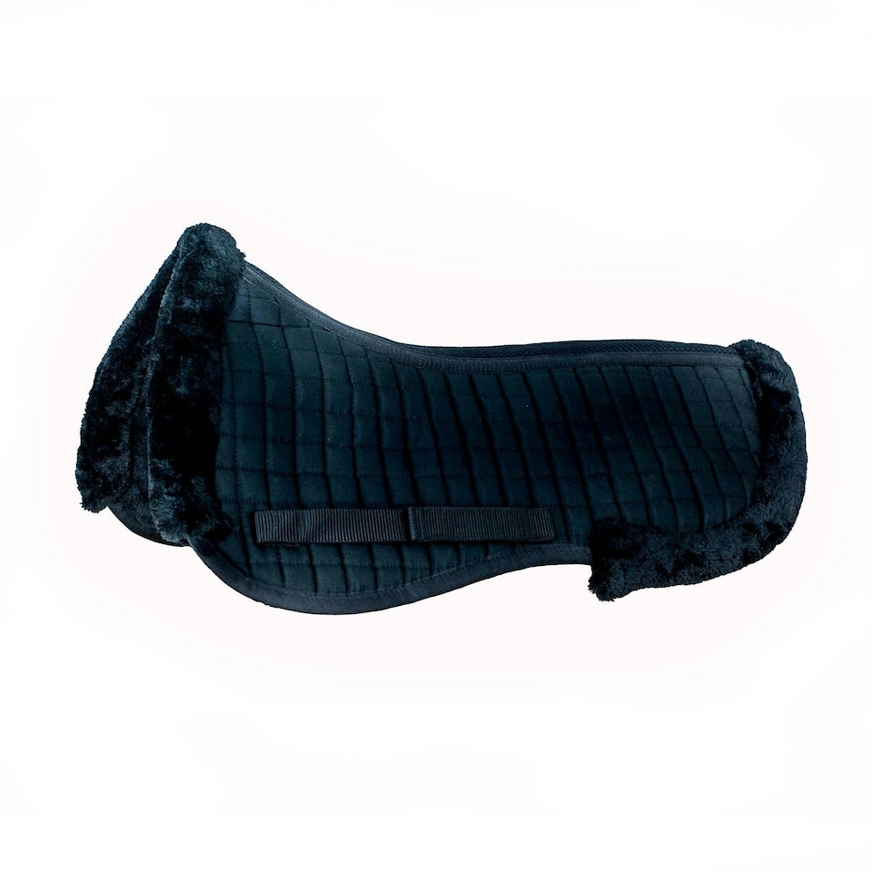 image 1 of Gallop Equestrian Prestige Fully Lined Half Saddle Pad White | Size: One Size
Colour: White