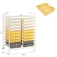 image 2 of COSTWAY 20 Drawers Storage Trolley Home Organizer Yellow
