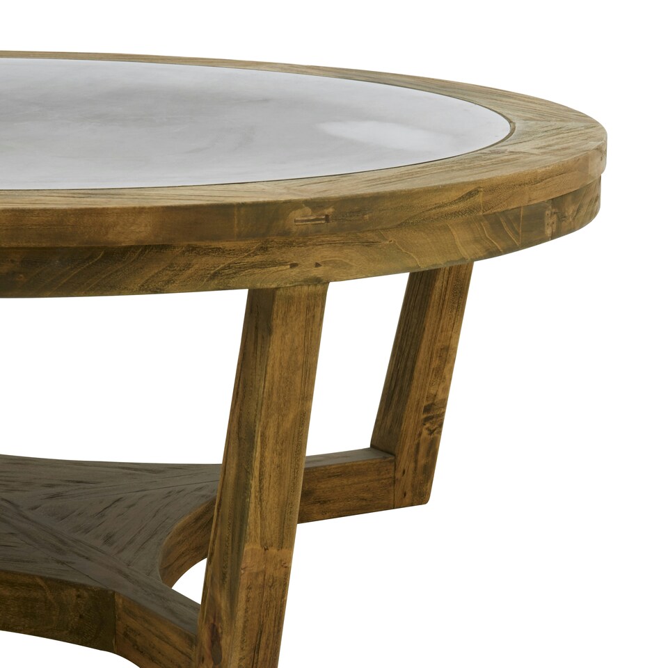 image 1 of Interiors by Premier Elegant Coffee Table, Versatile Coffee Table For Livingroom, Functional Outdoor Coffee Table With Storage Brown