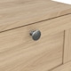 image 8 of Brande Nightstand with1 Frame Drawer in Jackson Hickory Brown