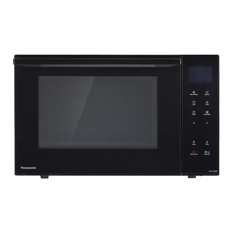 image 1 of Panasonic 3-In-1 Flatbed Microwave Oven & Grill, 23L, 900W, Black