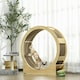 image 2 of PawHut Cat Treadmill with Brake, Scratching Pads for Indoor Cats, Oak Tone