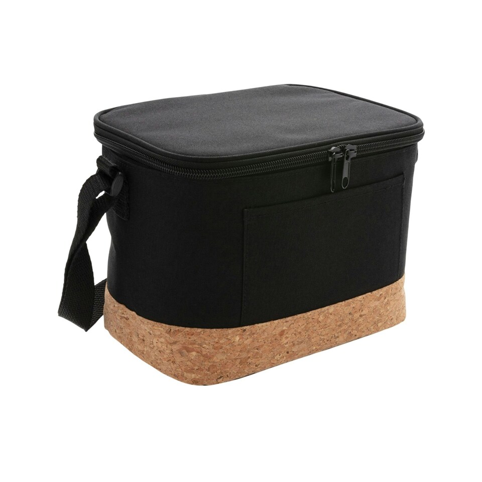 image 1 of XD Collection 6L Two Tone Cooler Bag - Black - 16.4cm x 23.5cm x 16cm Black | 16.4cm x 23.5cm x 16cm
