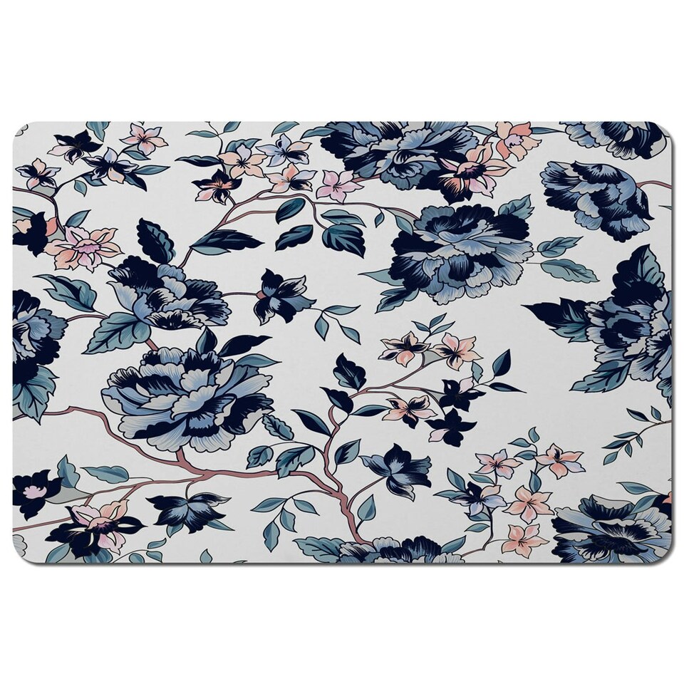 Blue Flower Illustrations (Placemat)