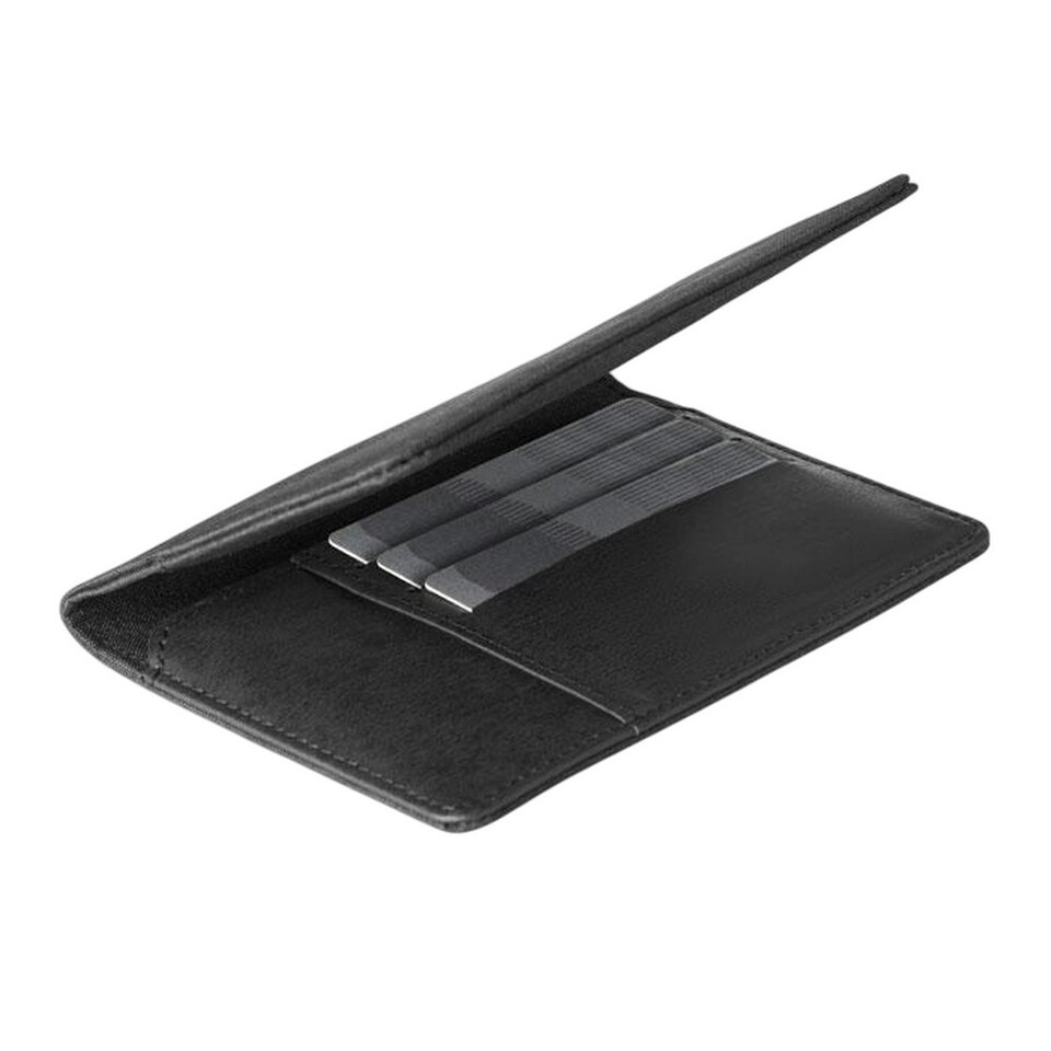 image 1 of MidOcean Shieldoc Two Tone Passport Cover - Black - One Size Black