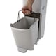 image 5 of Living and Home 30L 2-Tier Dry Wet Separation Trash Bin with Dividers | Grey