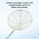 image 4 of Buckingham Stainless Steel Spider Strainer with Cook's Handle 14 cm