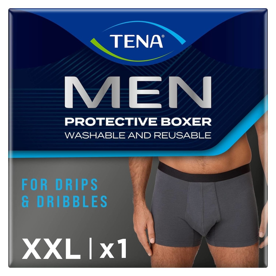 TENA MEN Washable and Reusable Protective Boxer Grey XXL 40x1p