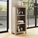image 3 of Palma 3 Tier Bookcase Putty Brown