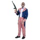 image 1 of Uncle Sam Horror Patriot Fancy Dress Costume Adult Mens Medium