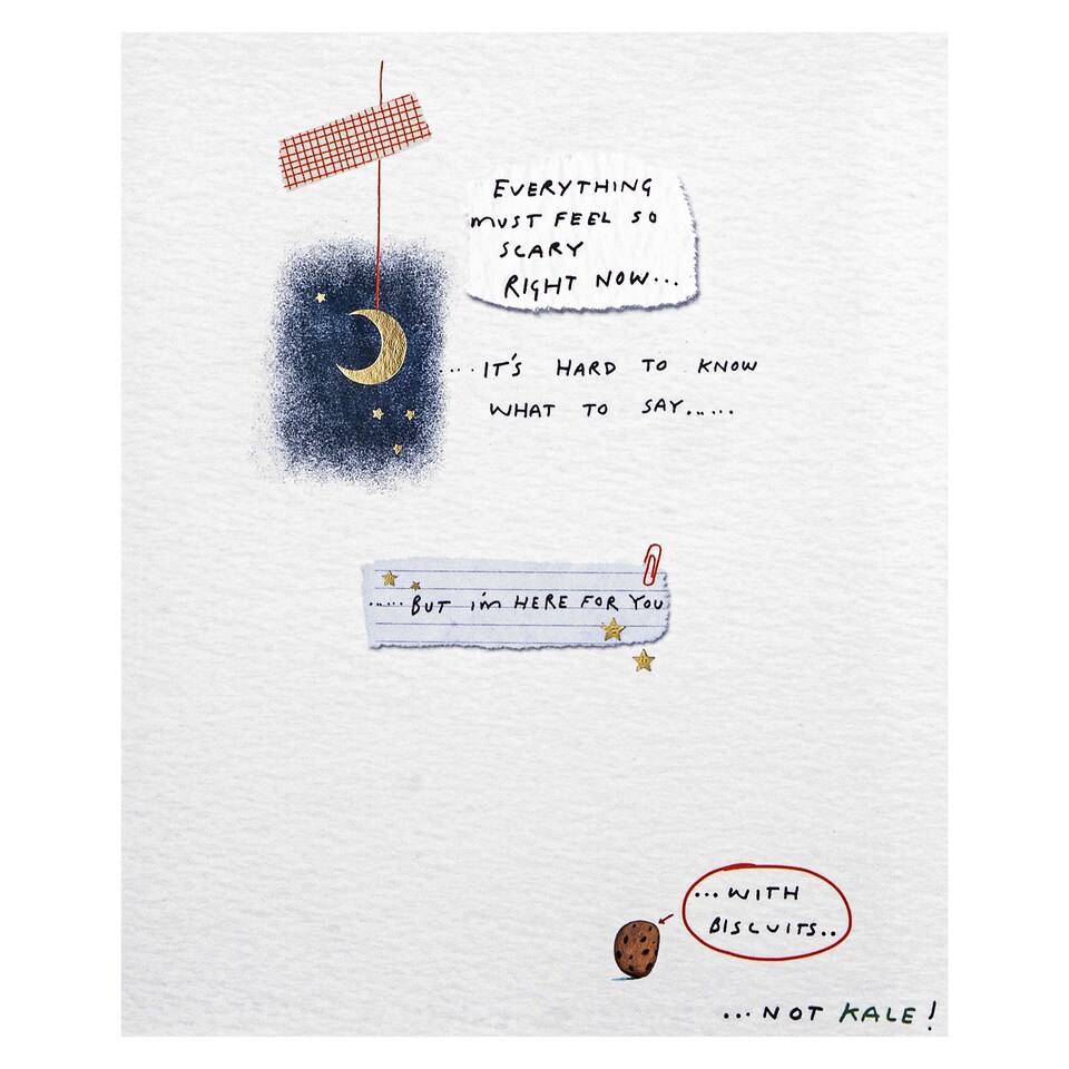 image 1 of Hallmark Maggie's - Cancer Diagnosis Charity Card - I'm Here For You Design