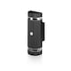 image 2 of Auraglow PIR Motion Sensor Double Up & Down Wall Light - FLORENCE | Black | Black/Fitting Only