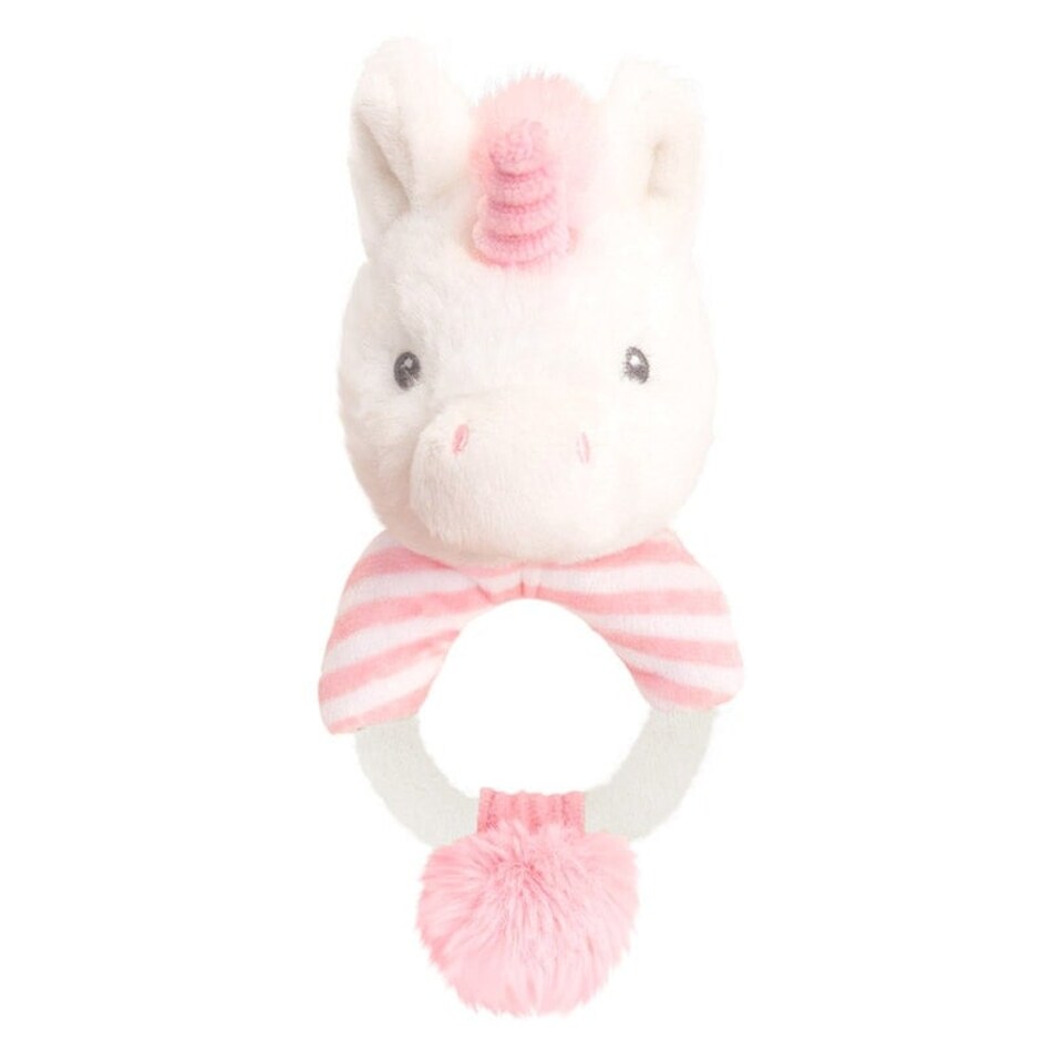 Keel Toys Keeleco Twinkle Unicorn Ring Rattle 14cm
