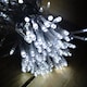 image 7 of 200 LED 20m Premier Christmas Outdoor Multi Function Battery Lights with Timer & Clear Cable in Cool White