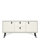 image 2 of Ry Sideboard 2 Doors 2 Drawers in Matt White