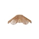 image 1 of ValueLights Farai Natural Woven Rope Wave Ceiling Shade | Brown