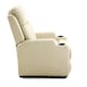 image 4 of Studio Bonded Leather Recliner w Drink Holders Sofa Chair (Cream)