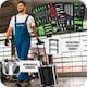 image 5 of Tool Box - 1200 piece tool set, clear arrangement on 4 levels, with wheels Black