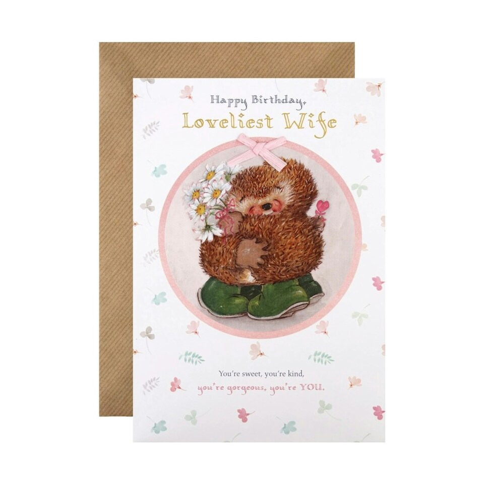 image 1 of Cute Country Companions Design Wife Birthday Card