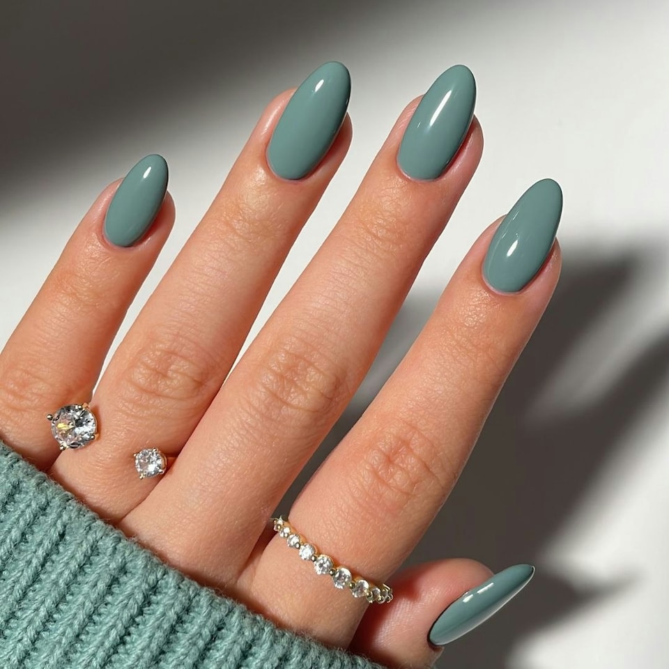 image 1 of Fern Nail Polish Green
