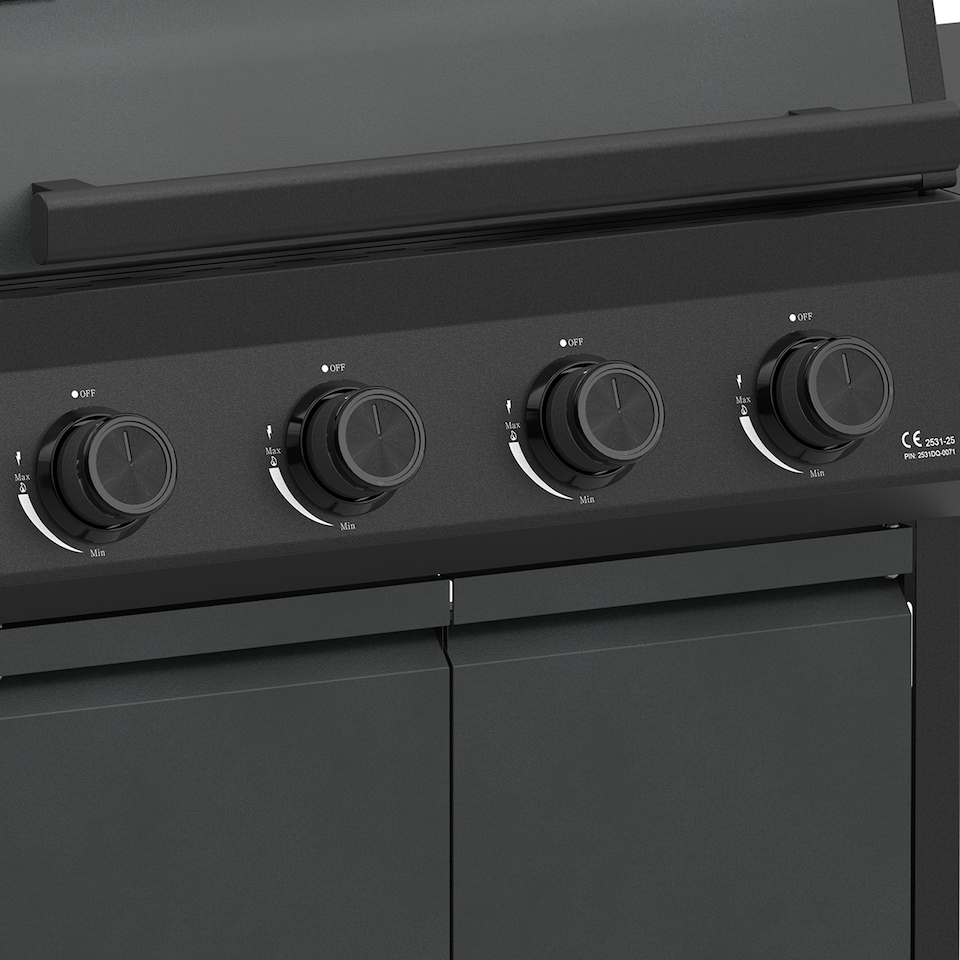 image 1 of Charles Bentley ottimo Pro 380 4-Burner Gas BBQ