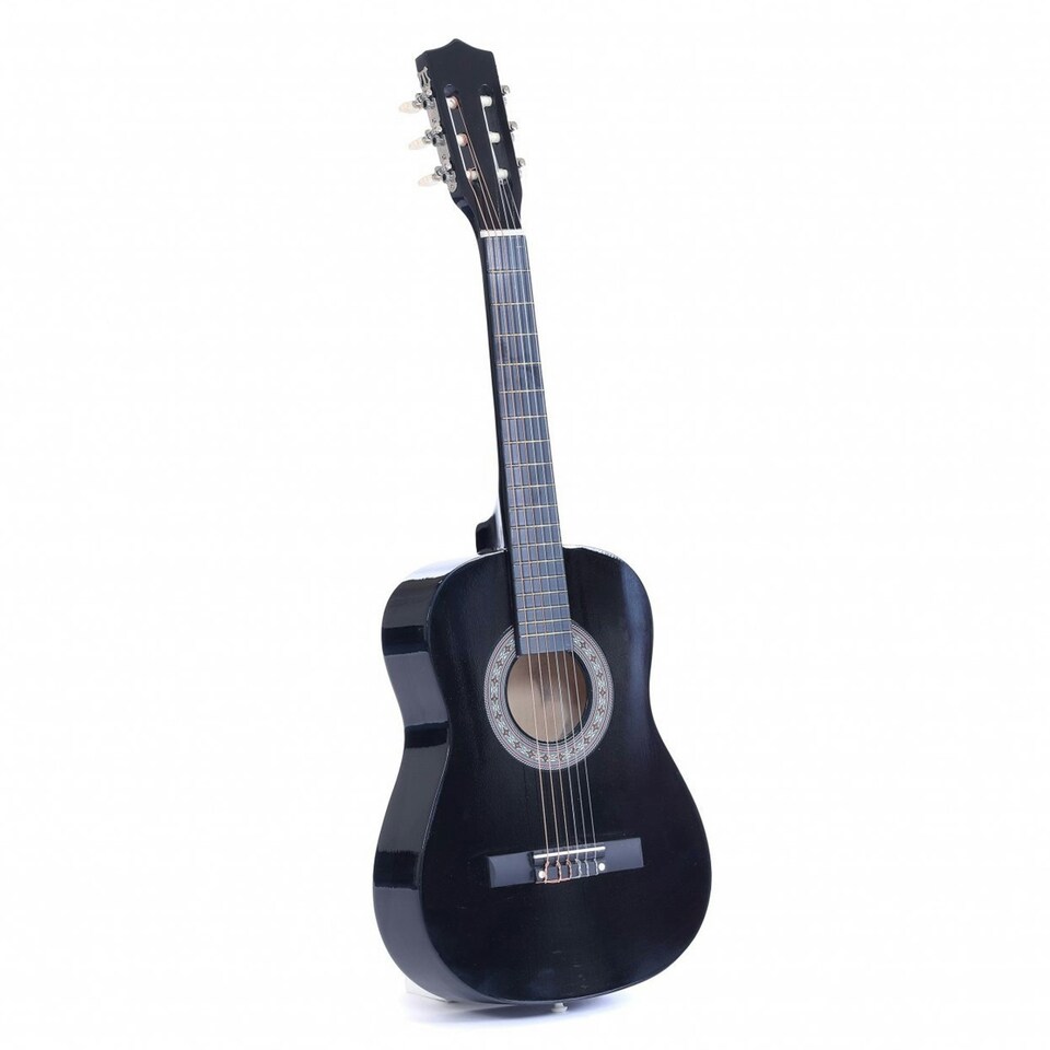 image 1 of Oypla Black 34" Half Size 1/2 6 String Classical Acoustic Guitar Black