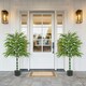 image 6 of COSTWAY Set of 2 125 CM Artificial Bamboo Tree Greenery Plants Green | One Size