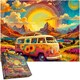 image 1 of Take a Hippy "Trip" 1000 Piece Jigsaw Puzzle