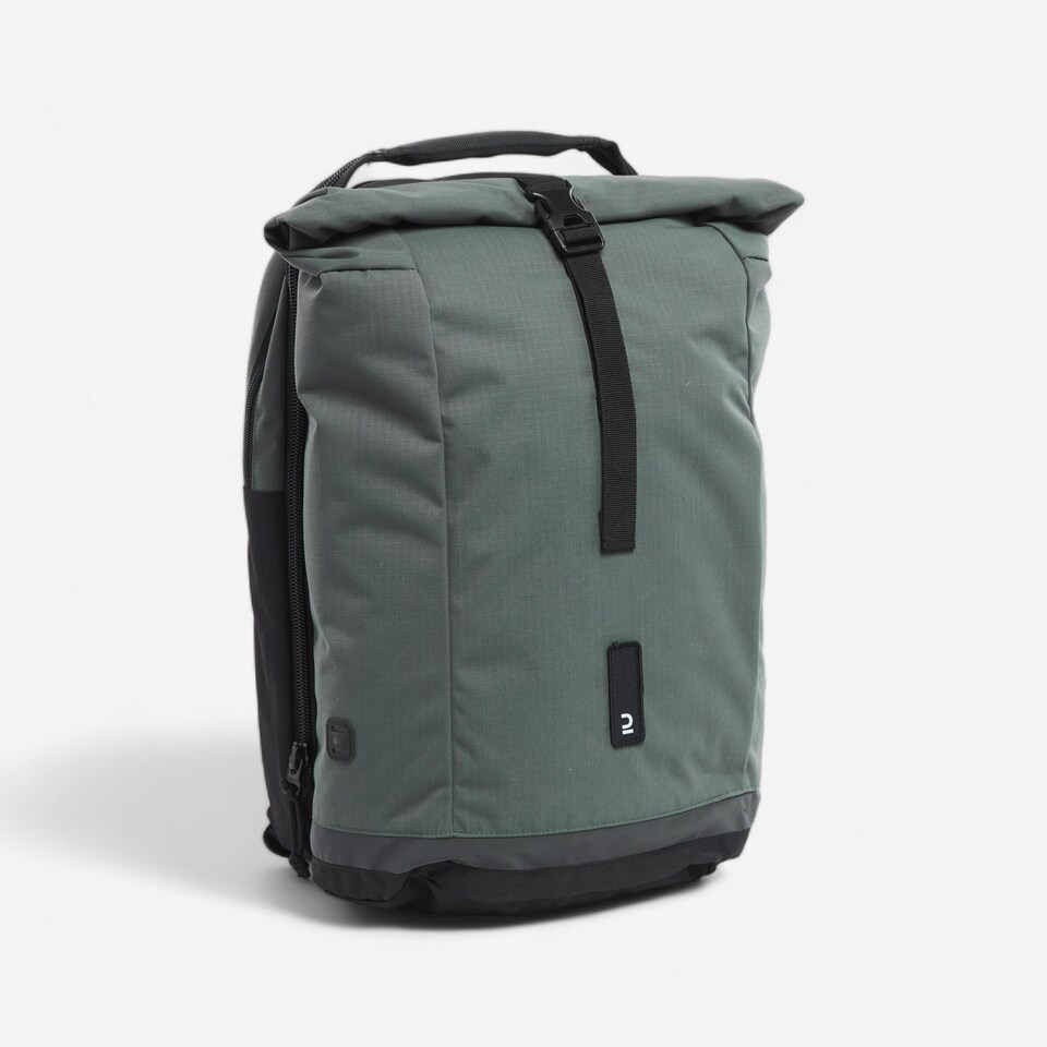image 1 of Decathlon 27 L Cycling Double Pannier Rack Backpack