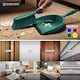 image 5 of Colour Coded Dustpan and Brush Sets Wide Plastic Dustpan with Rubber Lip and Soft Bristle Brush