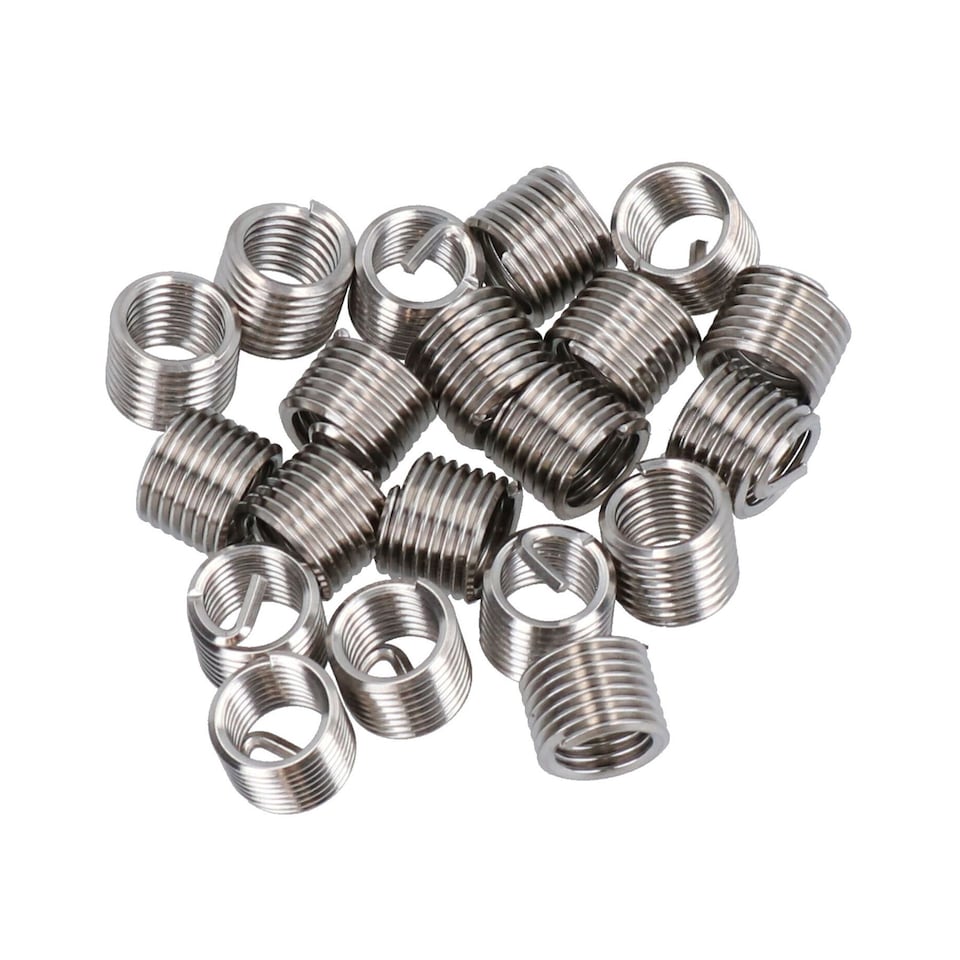 image 1 of M8 x 1.25mm Thread Tap Repair Cutter kit helicoil 15pc set damaged thread AN063