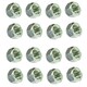 image 1 of Pack of 16 M12 x 1.5 Wheel Nuts Nut For Trailer Suspension Hubs Trailers