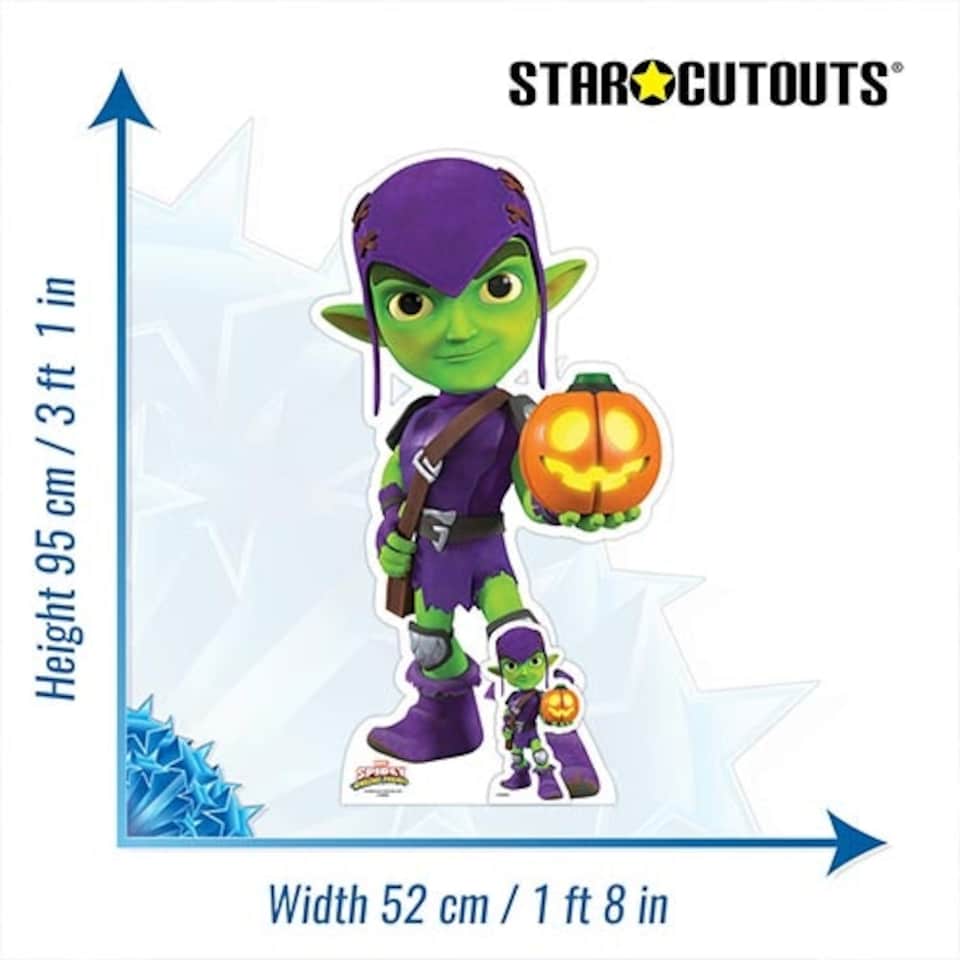 image 1 of Green Goblin - Spidey and His Amazing Friends Marvel Disney Star Mini Cardboard Cutout 95cm