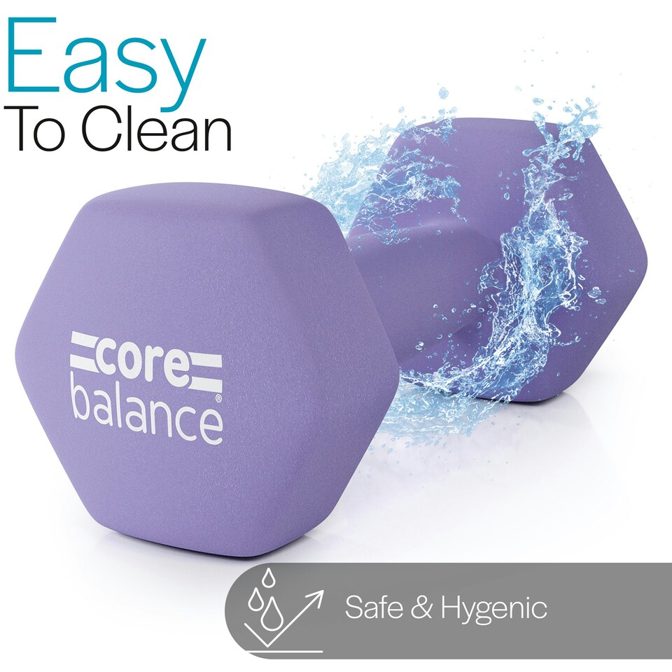 image 1 of Neoprene Hex Dumbbells (4kg)