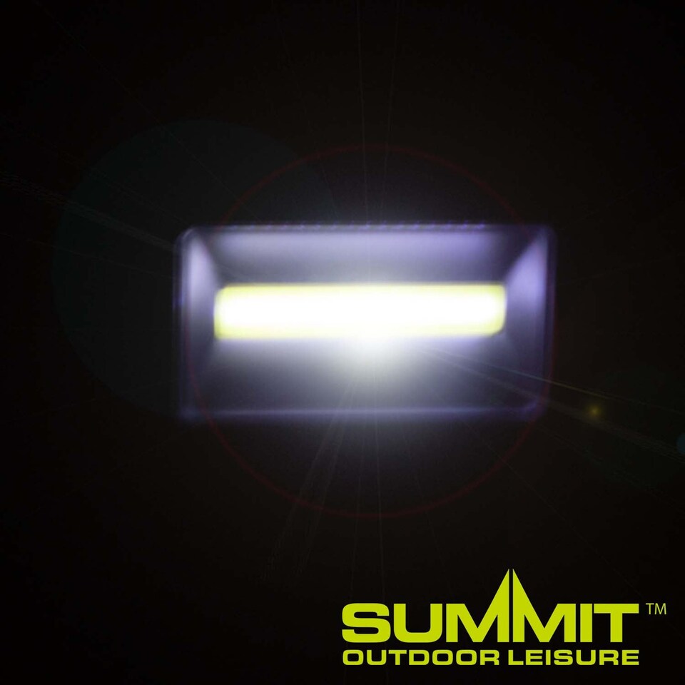 image 1 of PMS Duel Torch Light 1W/3W USB Rechargeable with Magnetic Base - Black/Blue