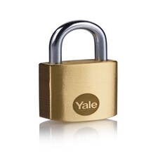 YALE BRASS PADLOCK 25MM (PACK OF 2)