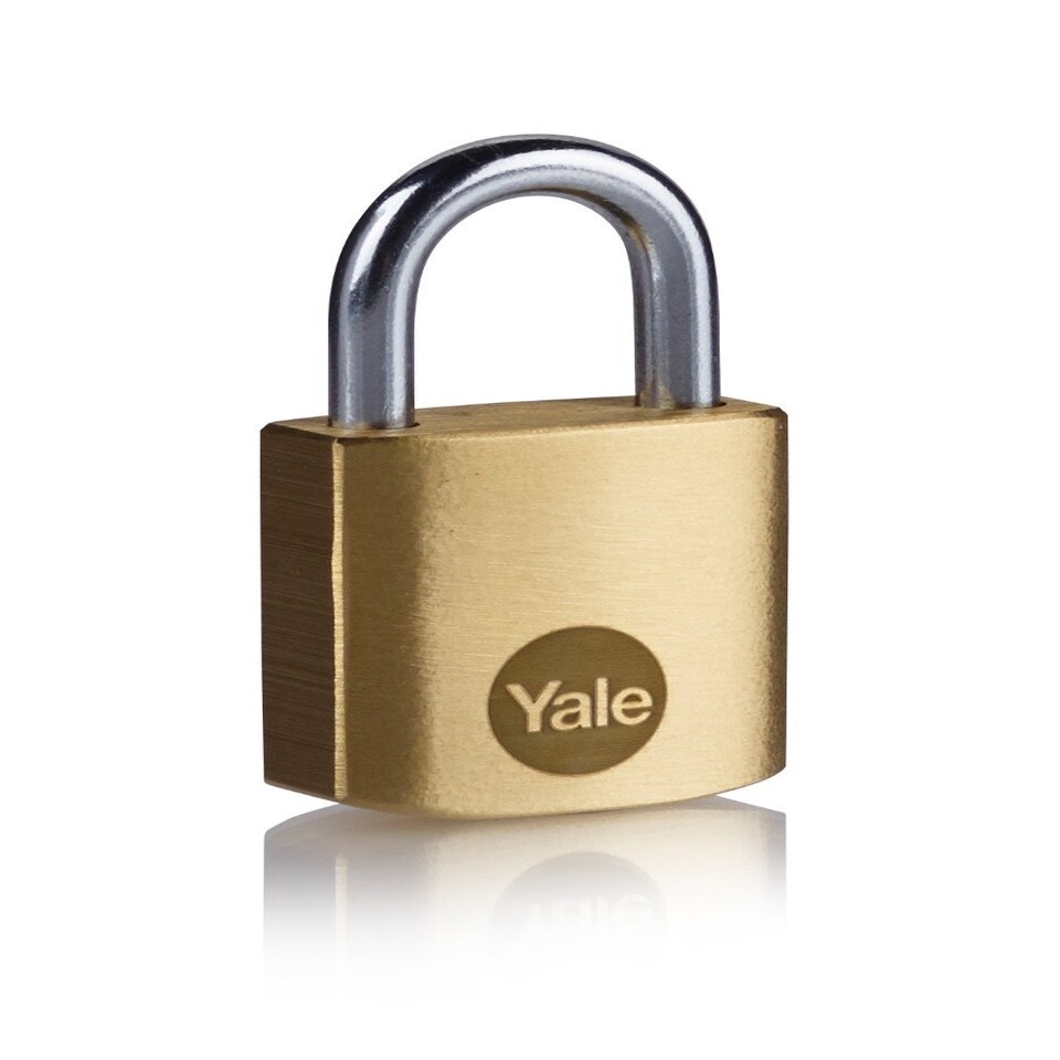 image 1 of YALE BRASS PADLOCK 25MM (PACK OF 2)