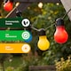 image 6 of Gardenwize Solar Tropical Globe String Lights for Garden Fence Patio