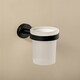 image 2 of Cosmic Toothbrush Holder Countertop & Stick Range w/ Matt Stainless Steel Black
