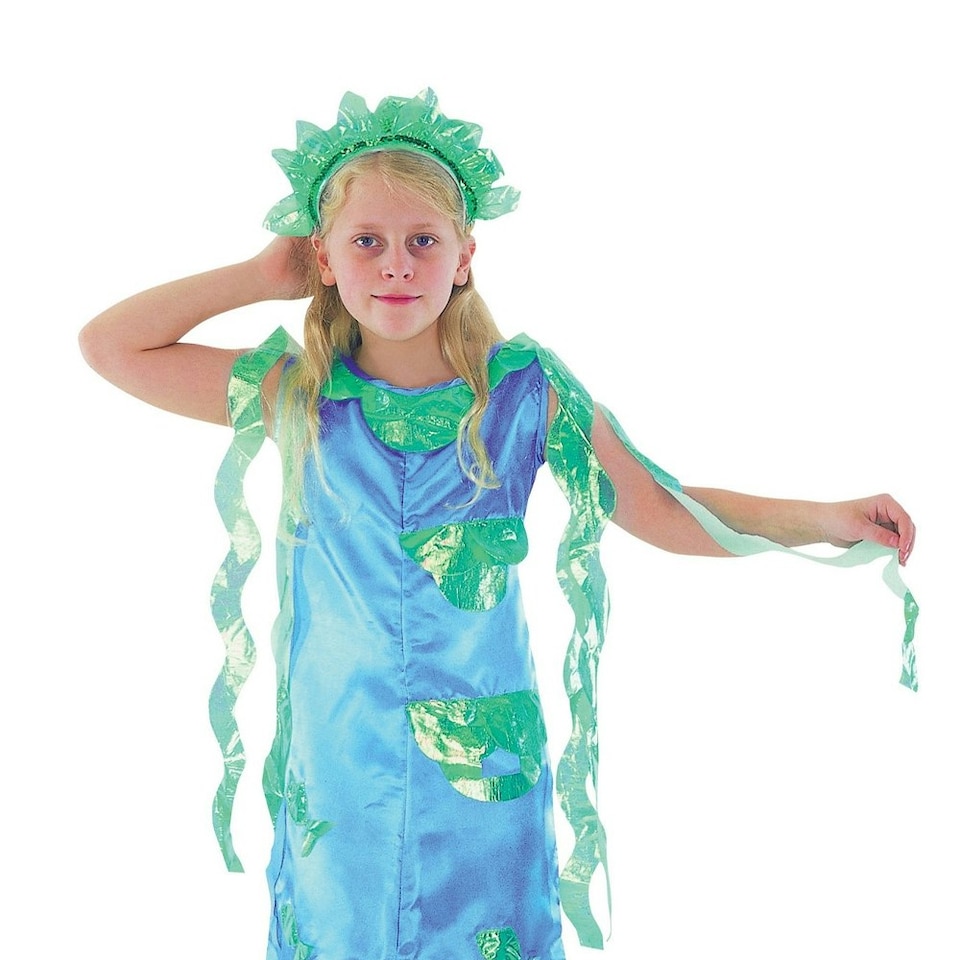 image 1 of Bristol Novelty Childrens/Kids Mermaid Costume - Light Blue/Green - M M